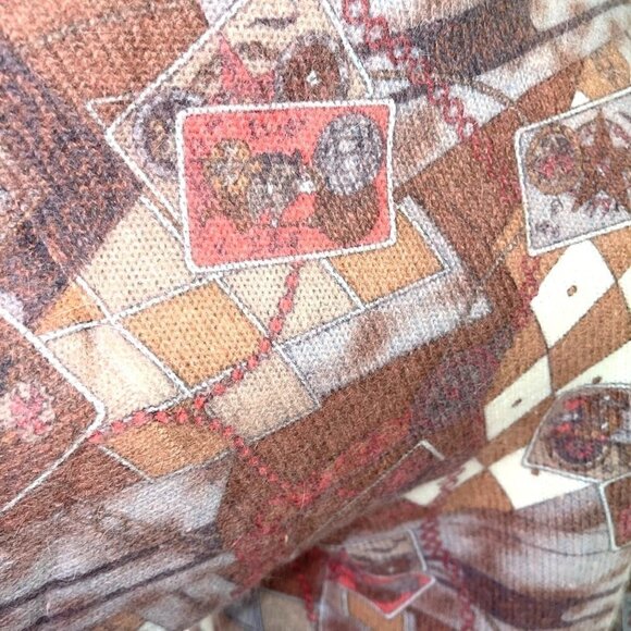 Minali Angora Blend Tunic Sweater Womens Size Large L Vintage Pink Made In Korea - Picture 9 of 13